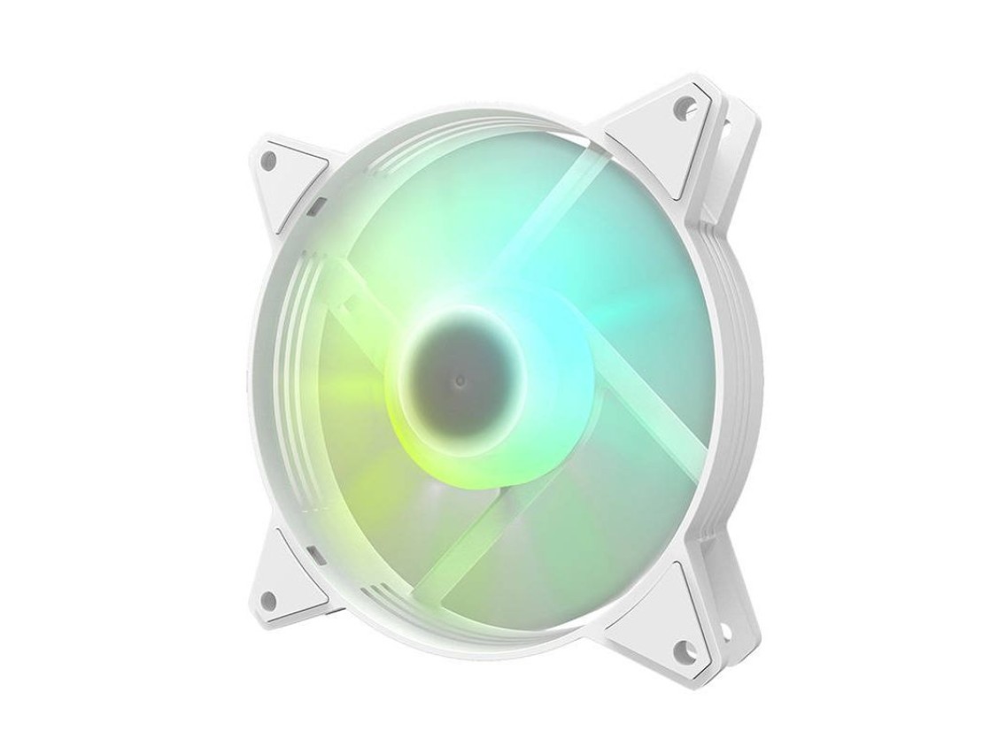 Juego de ventiladores para computadora ARGB Darkflash C6 3 en 1 120x120 (blanco)