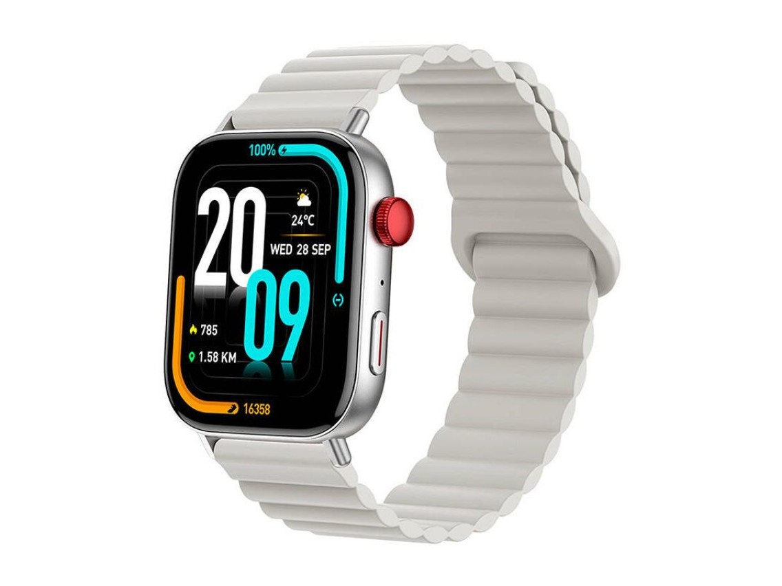 Reloj inteligente Colmi C8 Max con correa magn�tica (plata)