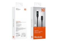 Cable Mcdodo CA-1030 USB-C to Lightning, 36W, 1.2m (black) Cable Mcdodo CA-1030 USB-C to Lightning, 36W, 1.2m (black)