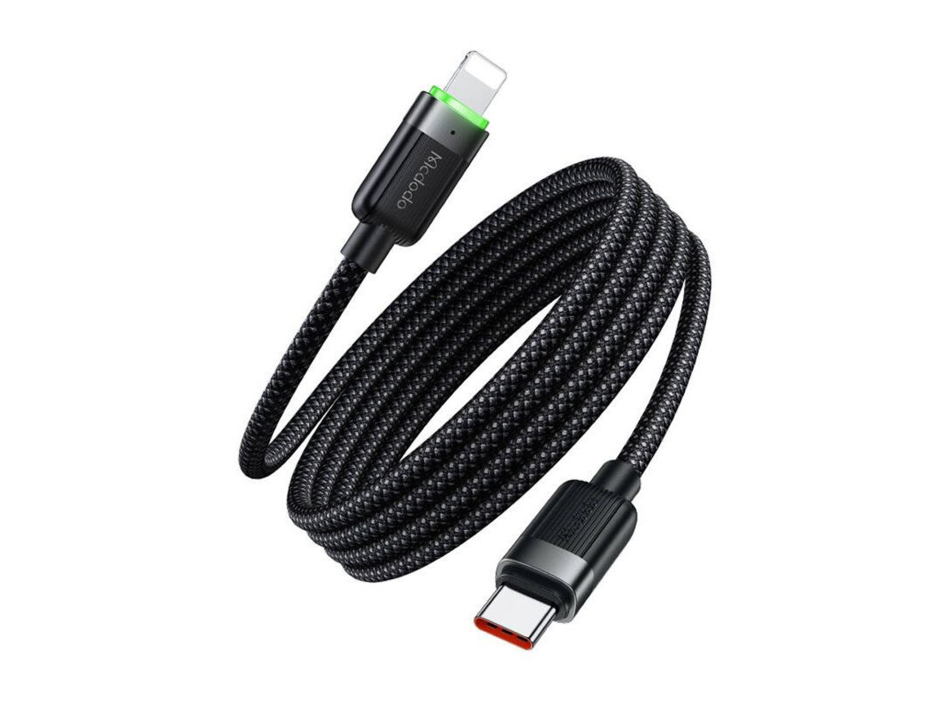 Cabo USB-C para Lightning Mcdodo CA-2010, 36 W, enrolamento automático