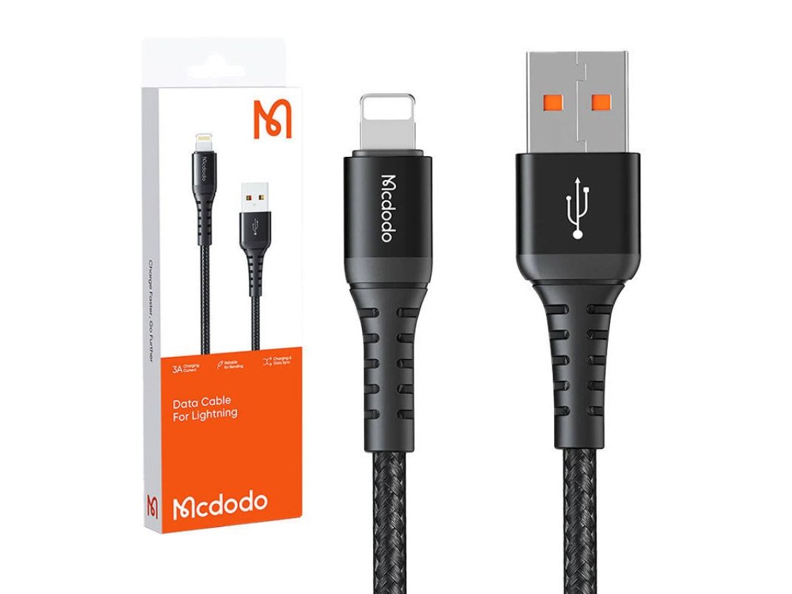 Lightning Cable Mcdodo CA-2260, 0.2m (black)