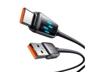 Cabo USB-A para USB-C Mcdodo CA-2350, 6A, display LED, 1,2 m Cabo USB-A para USB-C Mcdodo CA-2350, 6A, display LED, 1,2 m