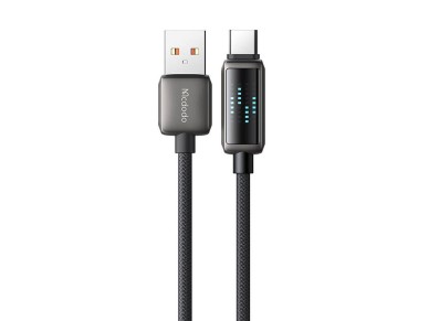Cabo USB-A para USB-C Mcdodo CA-2350, 6A, display LED, 1,2 m