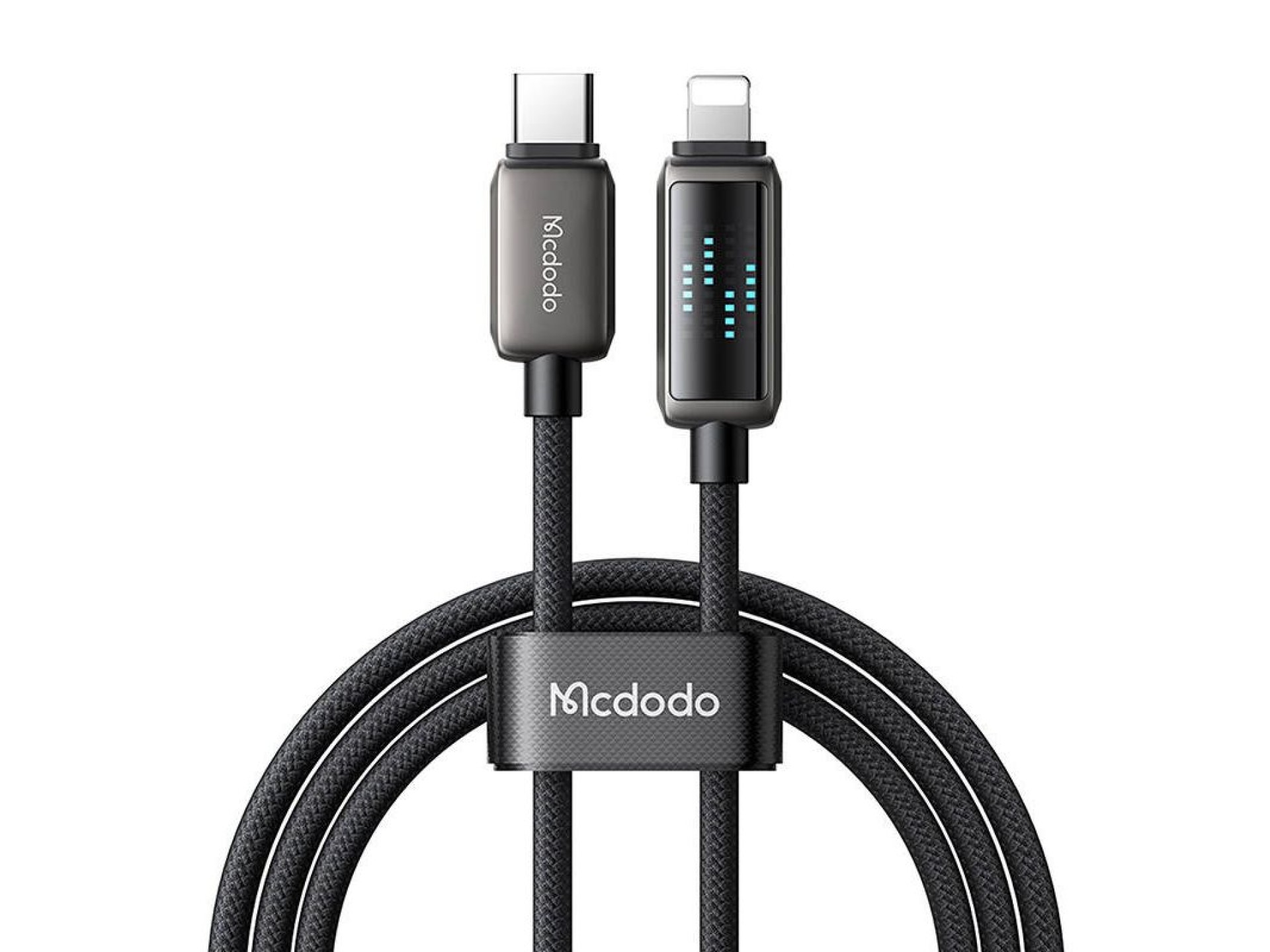 Cable USB-C a Lightning Mcdodo CA-2630, 36 W, pantalla LED, 1,2 m