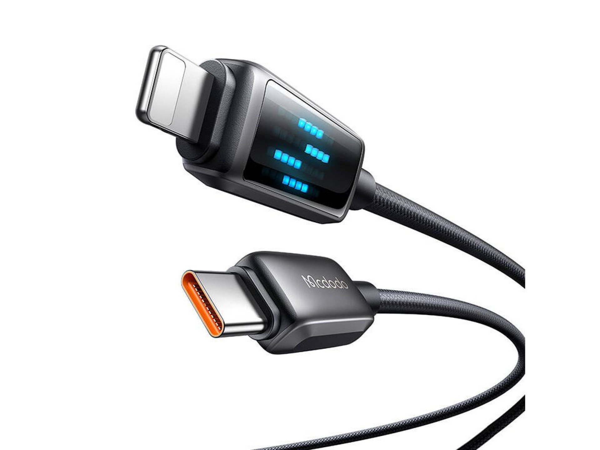 Cable USB-C a Lightning Mcdodo CA-2630, 36 W, pantalla LED, 1,2 m