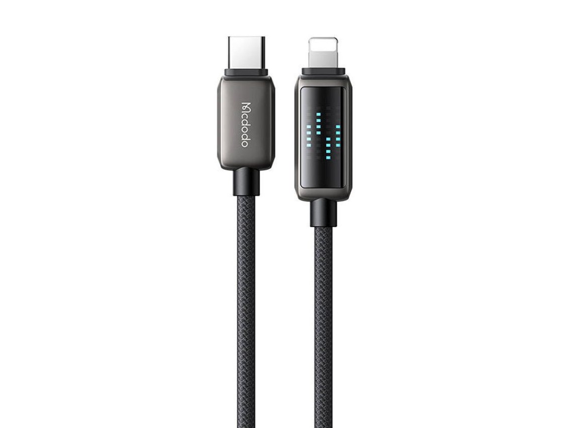 Mcdodo CA-2630 USB-C to Lightning cable, 36W, LED display, 1.2m