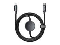 Cabo USB-C 2 em 1 Mcdodo CA-4170 + carregador sem fio para Samsung Watch, 60 W, 1,5 m Cabo USB-C 2 em 1 Mcdodo CA-4170 + carregador sem fio para Samsung Watch, 60 W, 1,5 m
