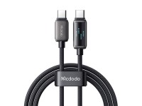 Cabo USB-C para USB-C Mcdodo CA-4250, 100 W, display LED, 1,2 m Cabo USB-C para USB-C Mcdodo CA-4250, 100 W, display LED, 1,2 m