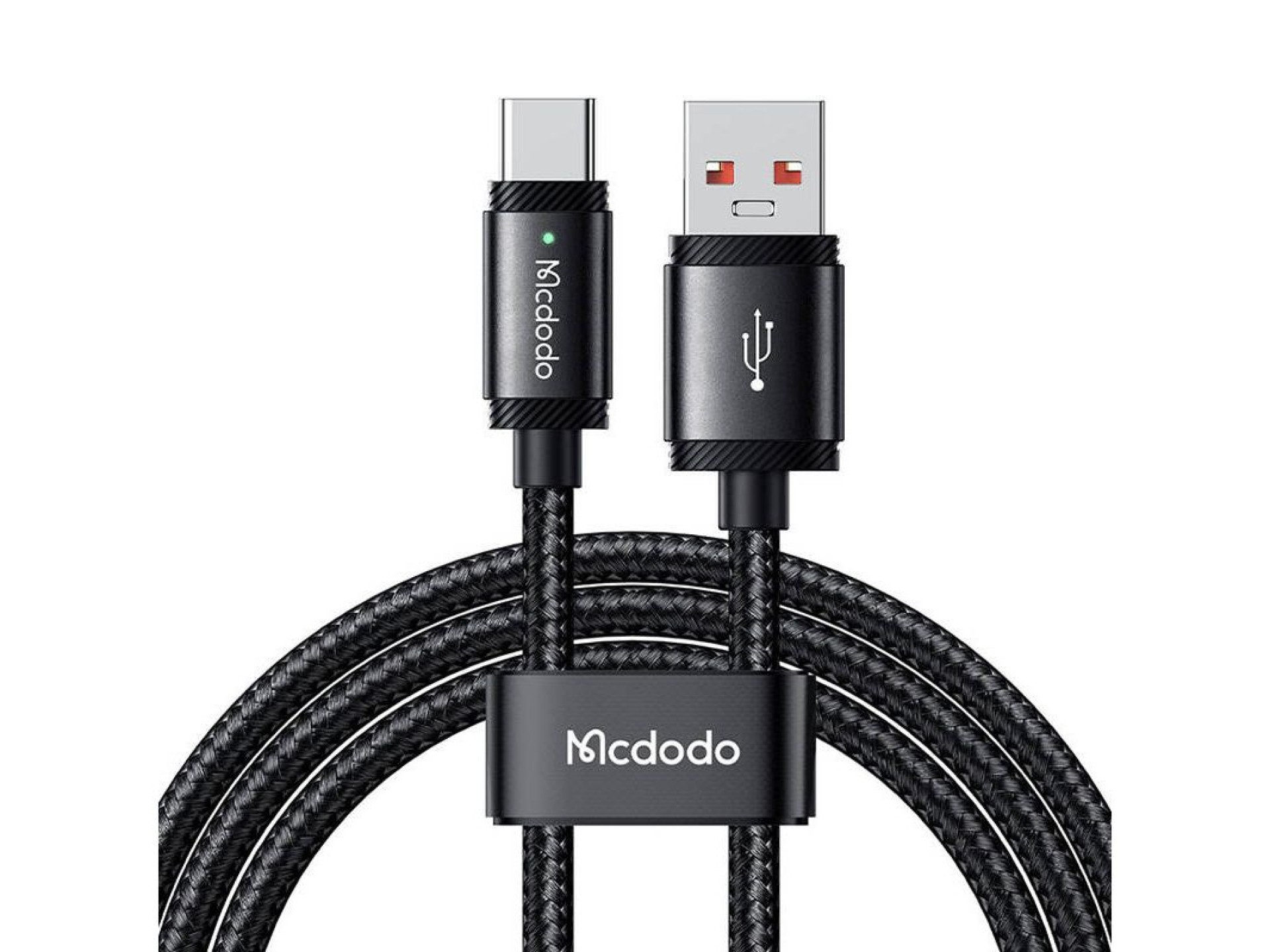 Cable USB-A a USB-C Mcdodo CA-4730, 120 W, 1,5 m (negro)