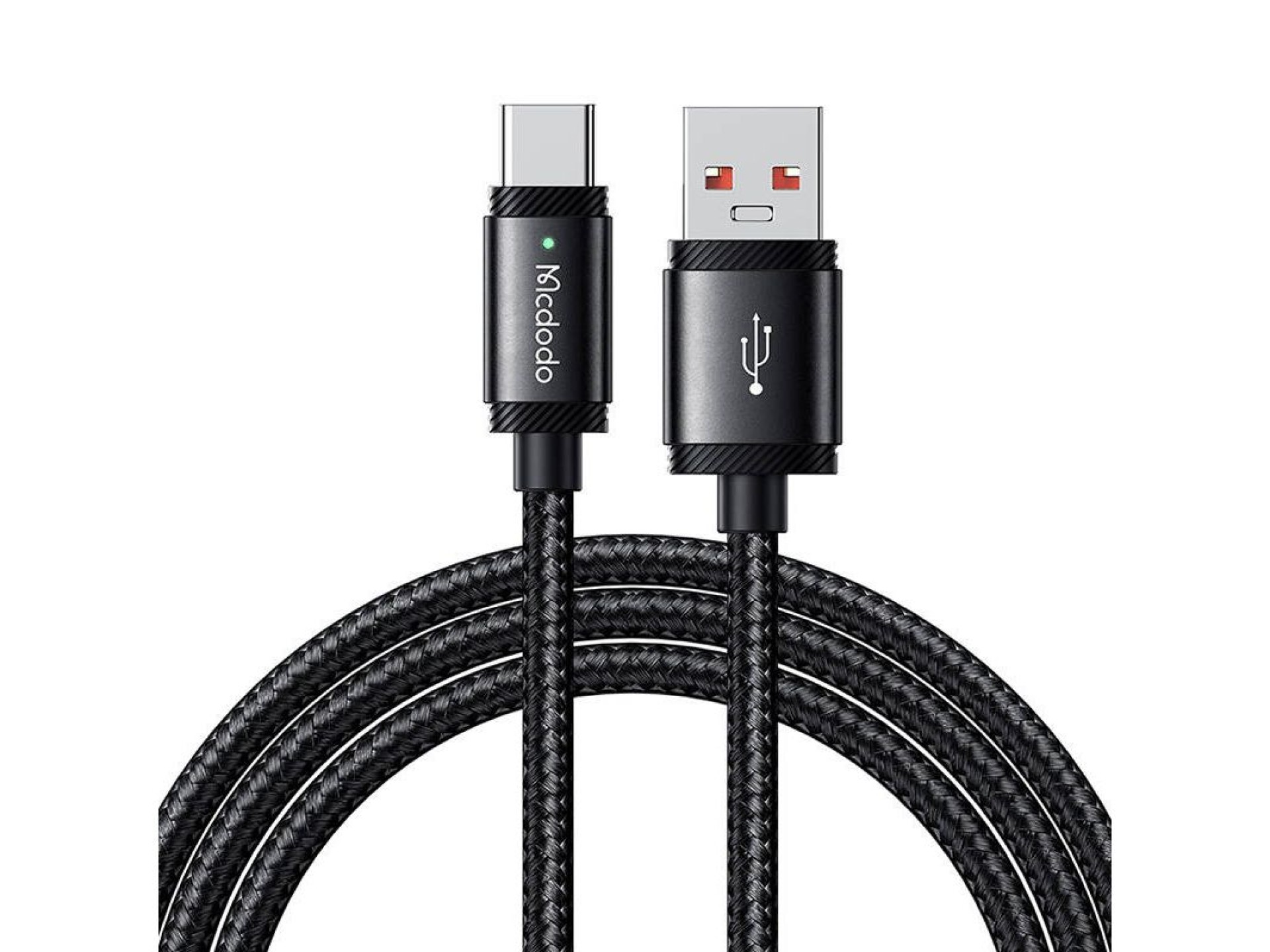 Cable USB-A a USB-C Mcdodo CA-4730, 120 W, 1,5 m (negro)