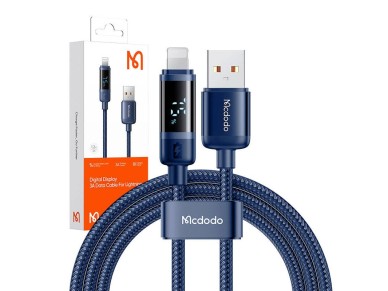 Mcdodo CA-5001 USB-A to Lightning cable, 100W, 1.2m (blue) Mcdodo CA-5001 USB-A to Lightning cable, 100W, 1.2m (blue)