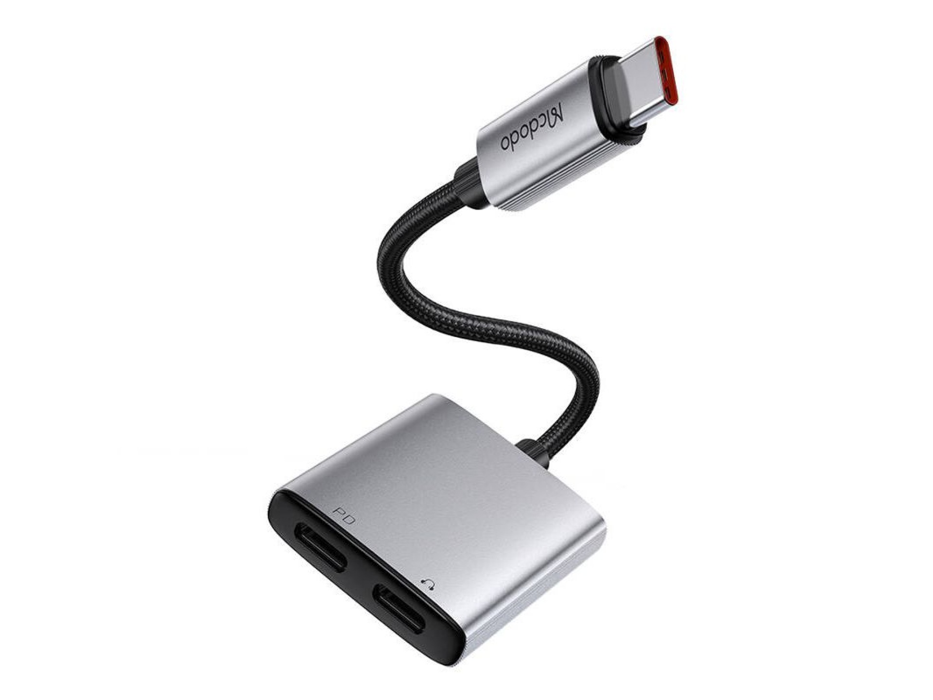 Adaptador de audio 2 en 1 Mcdodo CA-5570 2 en 1 USB-C a 2x USB-C
