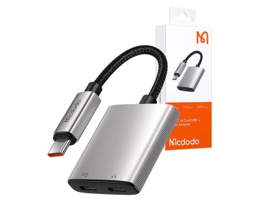 2in1 Audio Adapter Mcdodo CA-5570 2in1 USB-C to 2x USB-C