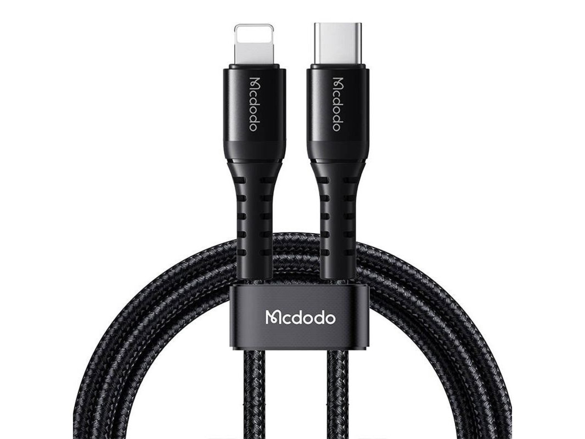 Cable USB-C a Lightning Mcdodo CA-5630, 36 W, 0,2 m (negro)