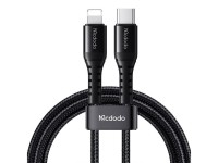 Cable USB-C a Lightning Mcdodo CA-5630, 36 W, 0,2 m (negro) Cable USB-C a Lightning Mcdodo CA-5630, 36 W, 0,2 m (negro)