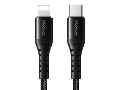 Cable USB-C to lightning Mcdodo CA-5630, 36W, 0.2m (black) Cable USB-C to lightning Mcdodo CA-5630, 36W, 0.2m (black)