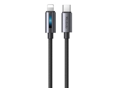 Mcdodo CA-5710 USB-C to Lightning cable with 36W flashing light 1.2m (black) Mcdodo CA-5710 USB-C to Lightning cable with 36W flashing light 1.2m (black)