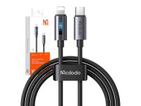 Cabo USB-C para Lightning Mcdodo CA-5710 com luz intermitente de 36 W e 1,2 m (preto) Cabo USB-C para Lightning Mcdodo CA-5710 com luz intermitente de 36 W e 1,2 m (preto)