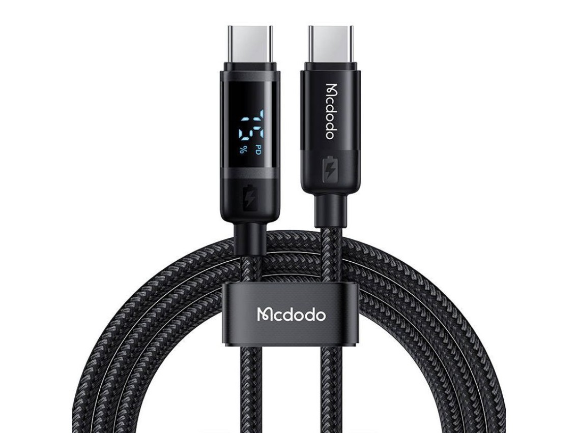 Mcdodo CA-5780 USB-C to USB-C 60W data cable 1.2m (black)