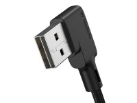 USB to Lightning cable, Mcdodo CA-7300, angled, 1.8m (black) USB to Lightning cable, Mcdodo CA-7300, angled, 1.8m (black)