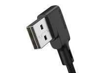 Cabo USB para USB-C, Mcdodo CA-7310, angulado, 1,8 m (preto) Cabo USB para USB-C, Mcdodo CA-7310, angulado, 1,8 m (preto)