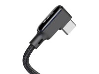 Cabo USB para USB-C, Mcdodo CA-7310, angulado, 1,8 m (preto) Cabo USB para USB-C, Mcdodo CA-7310, angulado, 1,8 m (preto)