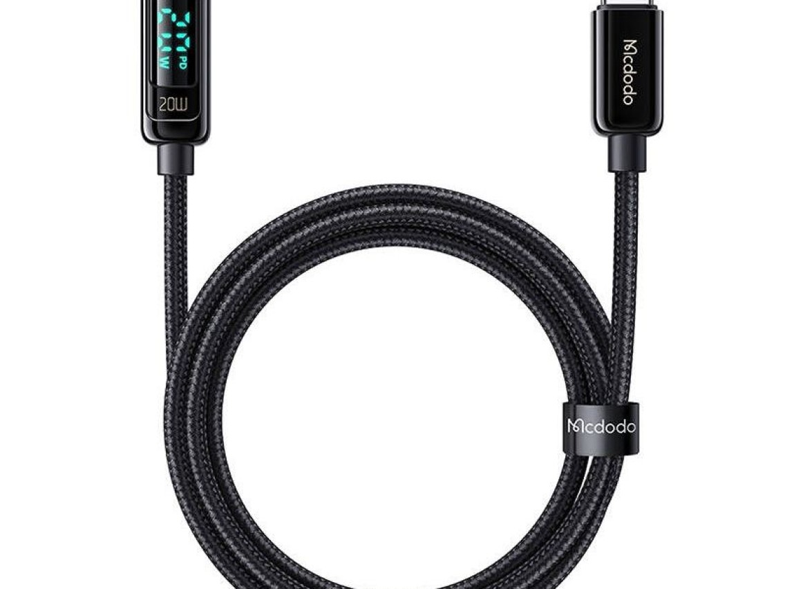 Cabo USB-C para Lightning Mcdodo CA-8810, 36 W, 1,2 m (preto)