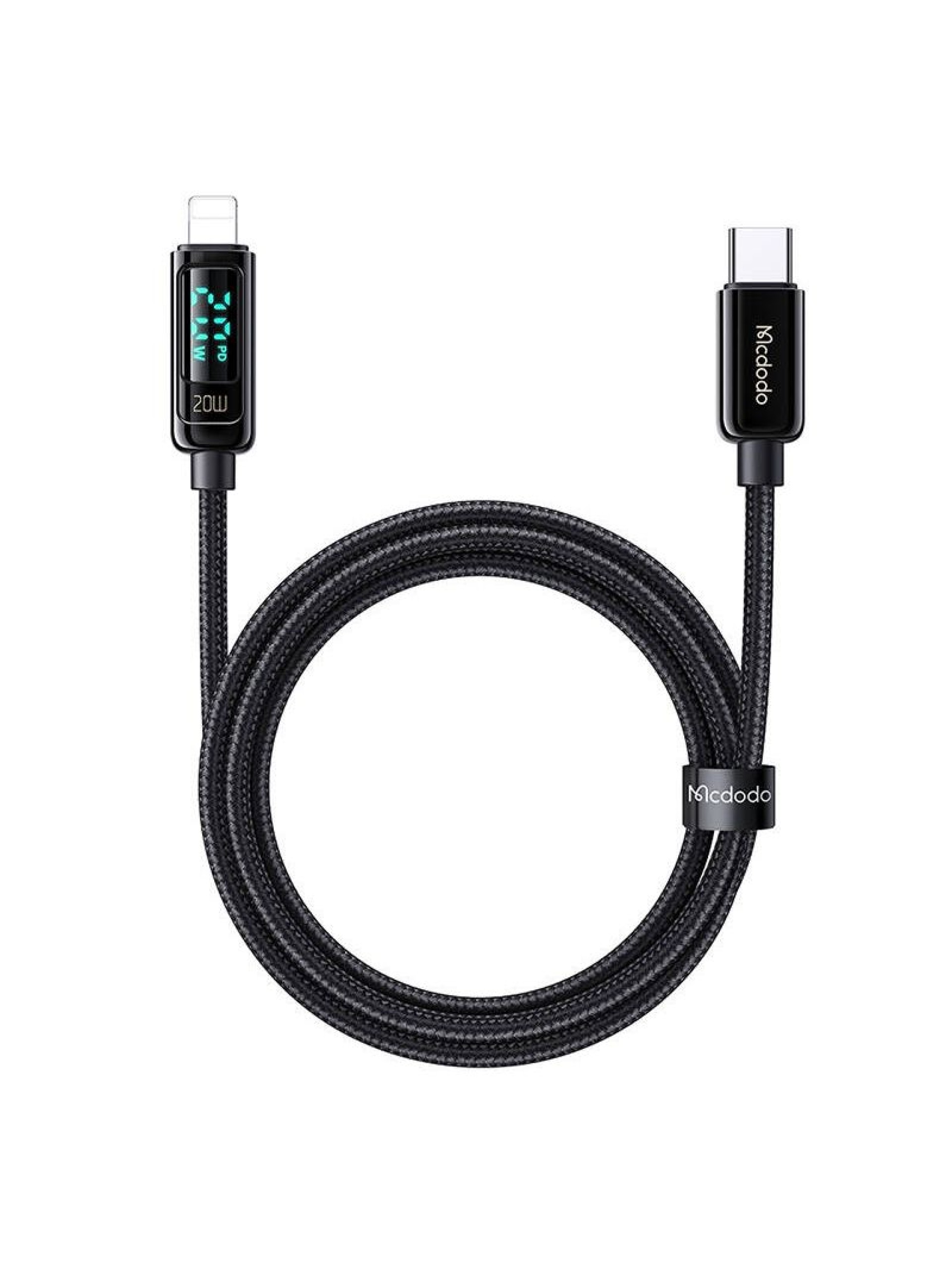 Cabo USB-C para Lightning Mcdodo CA-8810, 36 W, 1,2 m (preto)