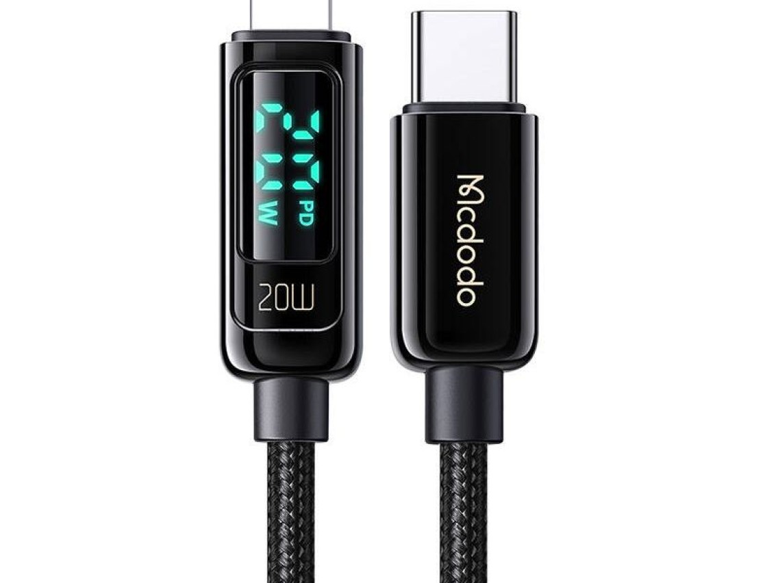 Cabo USB-C para Lightning Mcdodo CA-8810, 36 W, 1,2 m (preto)
