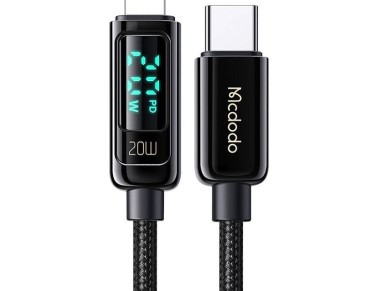 Mcdodo CA-8810 USB-C to Lightning cable, 36W, 1.2m (black) Mcdodo CA-8810 USB-C to Lightning cable, 36W, 1.2m (black)