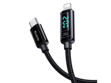Mcdodo CA-8810 USB-C to Lightning cable, 36W, 1.2m (black) Mcdodo CA-8810 USB-C to Lightning cable, 36W, 1.2m (black)