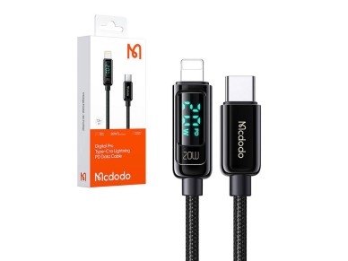 Mcdodo CA-8810 USB-C to Lightning cable, 36W, 1.2m (black) Mcdodo CA-8810 USB-C to Lightning cable, 36W, 1.2m (black)