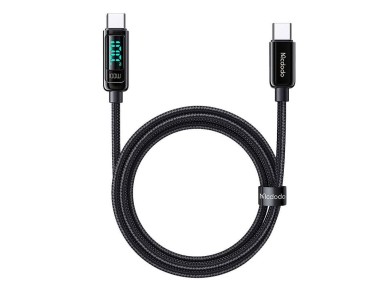 Mcdodo CA-8820 100W USB-C to USB-C cable, 1.2m (black) Mcdodo CA-8820 100W USB-C to USB-C cable, 1.2m (black)