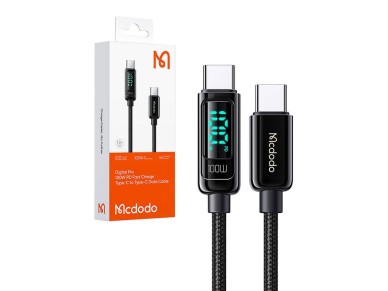 Mcdodo CA-8820 100W USB-C to USB-C cable, 1.2m (black) Mcdodo CA-8820 100W USB-C to USB-C cable, 1.2m (black)