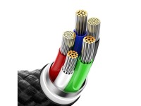 Baseus Glimmer Series Fast Charging Data Cable Type-C to iP 20W 2m Black Baseus Glimmer Series Fast Charging Data Cable Type-C to iP 20W 2m Black