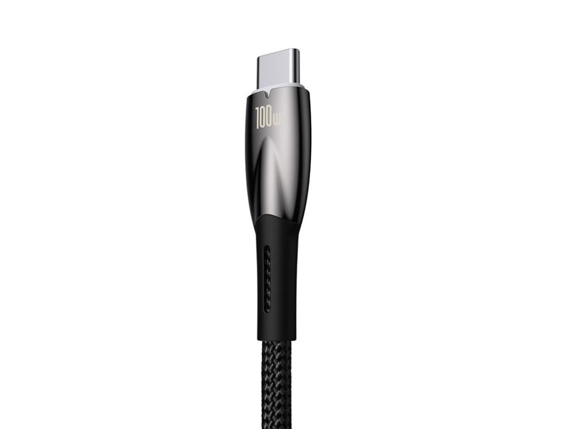 Baseus cable Glimmer USB - USB-C 2,0m black 100W