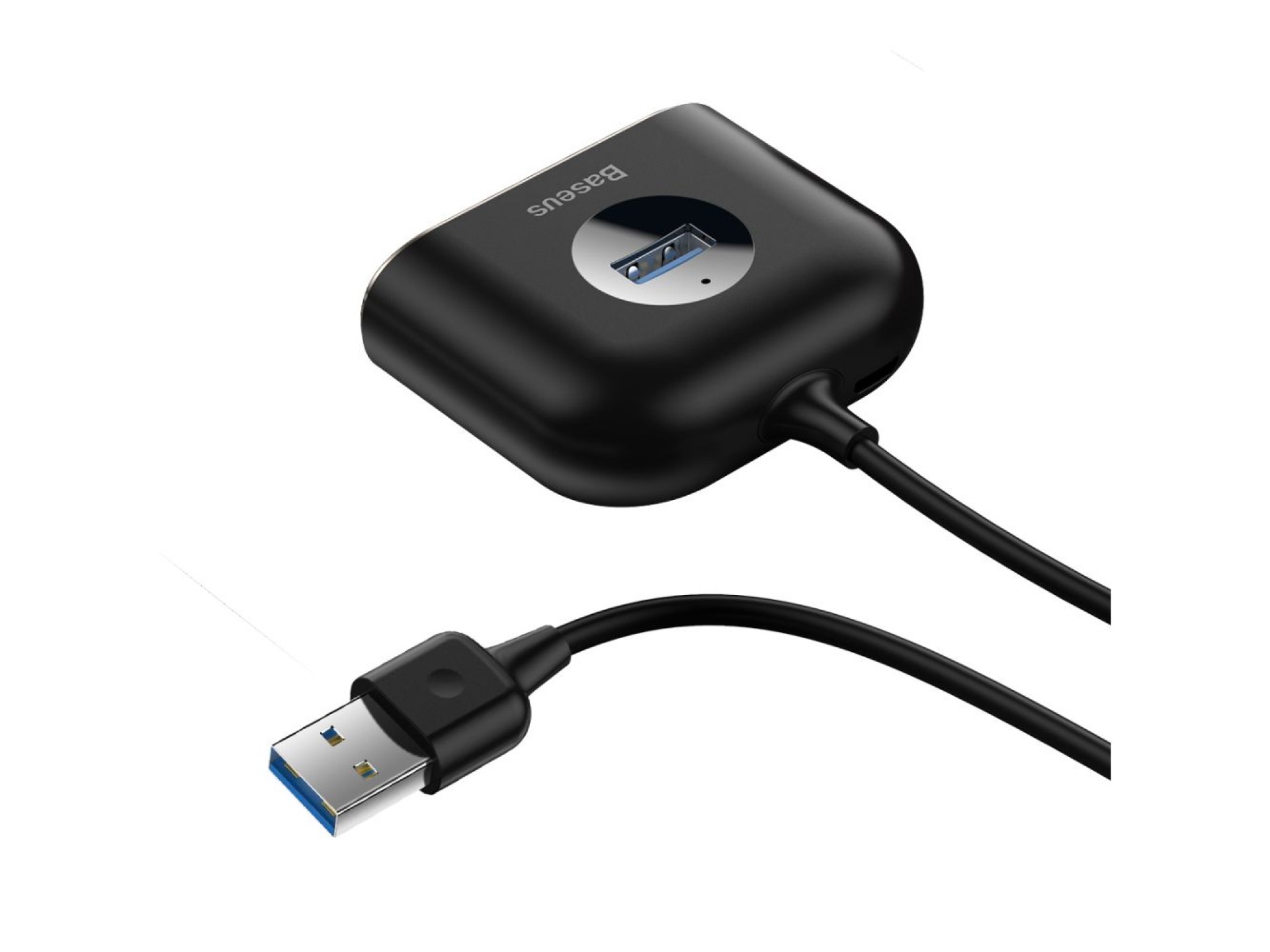 Baseus adapter HUB Square USB 3.0 to 4x USB black