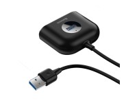 Baseus adapter HUB Square USB 3.0 to 4x USB black Baseus adapter HUB Square USB 3.0 to 4x USB black