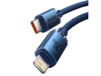 Cable Baseus Crystal Shine USB-C - Lightning 1,2 m 20 W azul Cable Baseus Crystal Shine USB-C - Lightning 1,2 m 20 W azul