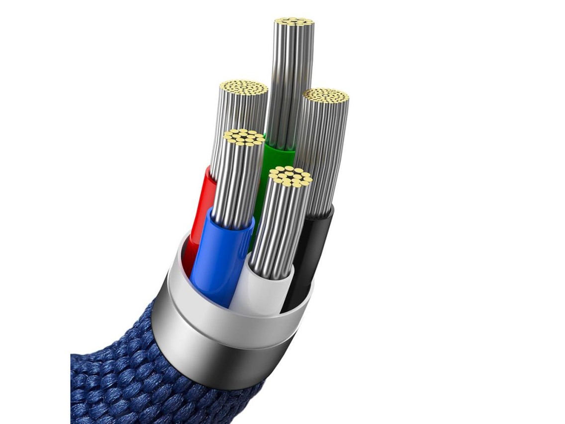 Cable Baseus Crystal Shine USB-C - Lightning 1,2 m 20 W azul