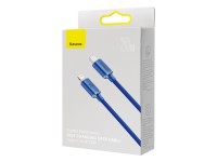 Cable Baseus Crystal Shine USB-C - Lightning 1,2 m 20 W azul Cable Baseus Crystal Shine USB-C - Lightning 1,2 m 20 W azul