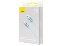 Cable Baseus Crystal Shine USB-Lightning 1,2 m 2,4A azul cielo Cable Baseus Crystal Shine USB-Lightning 1,2 m 2,4A azul cielo
