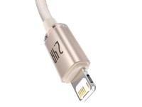 Baseus cable Crystal Shine USB - Lightning 1,2 m 2,4A pink Baseus cable Crystal Shine USB - Lightning 1,2 m 2,4A pink
