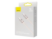 Baseus cable Crystal Shine USB-C - Lightning 1,2 m 20W pink Baseus cable Crystal Shine USB-C - Lightning 1,2 m 20W pink
