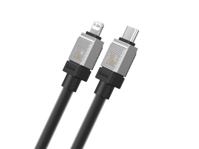 Cable Baseus CoolPlay USB-C - Lightning 1 m 20 W negro