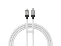 Cable Baseus CoolPlay USB-C - Lightning 1m 20W blanco