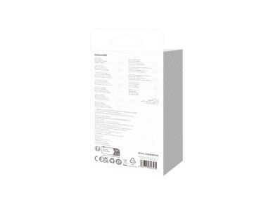 Cable Baseus CoolPlay USB-C - Lightning 1m 20W blanco