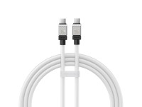 Cable Baseus CoolPlay USB-C - USB-C 1m 100W blanco