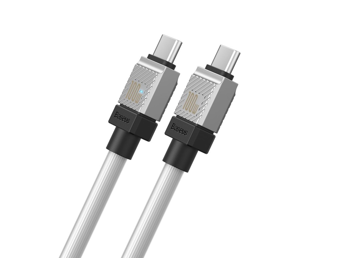 Baseus cable CoolPlay USB-C - USB-C 1m 100W white