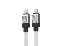 Baseus cable CoolPlay USB-C - USB-C 1m 100W white Baseus cable CoolPlay USB-C - USB-C 1m 100W white